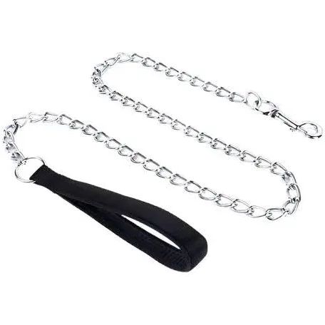 Metal Leash Dog Chain With Padded Handel