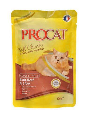 Procat Pouch Adult Cats 100g