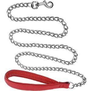 Metal Leash Dog Chain With Padded Handel